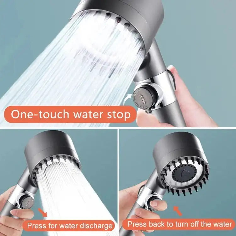 Multifunctional High-Pressure Beauty Massage Shower Head